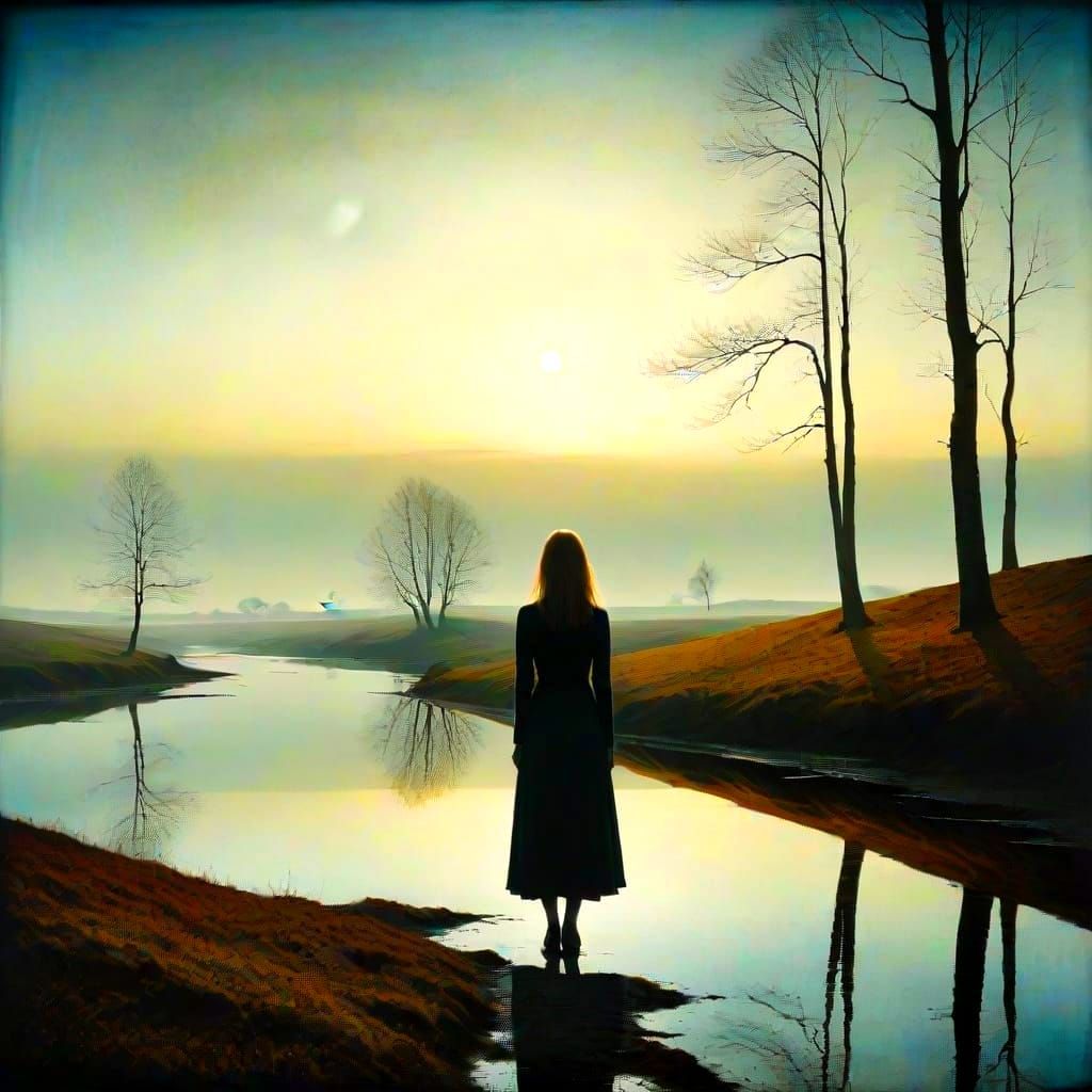 Surrealistic Masterpiece in Vibrant Colors