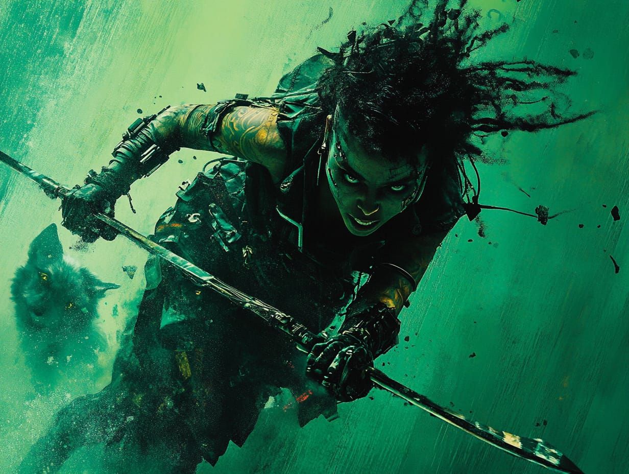 postapocalyptic lady