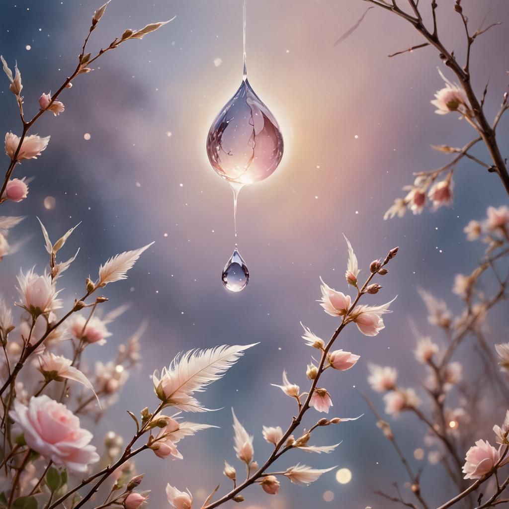 life is wind like drop in the sea