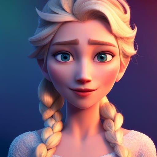 Elsa - AI Generated Artwork - NightCafe Creator