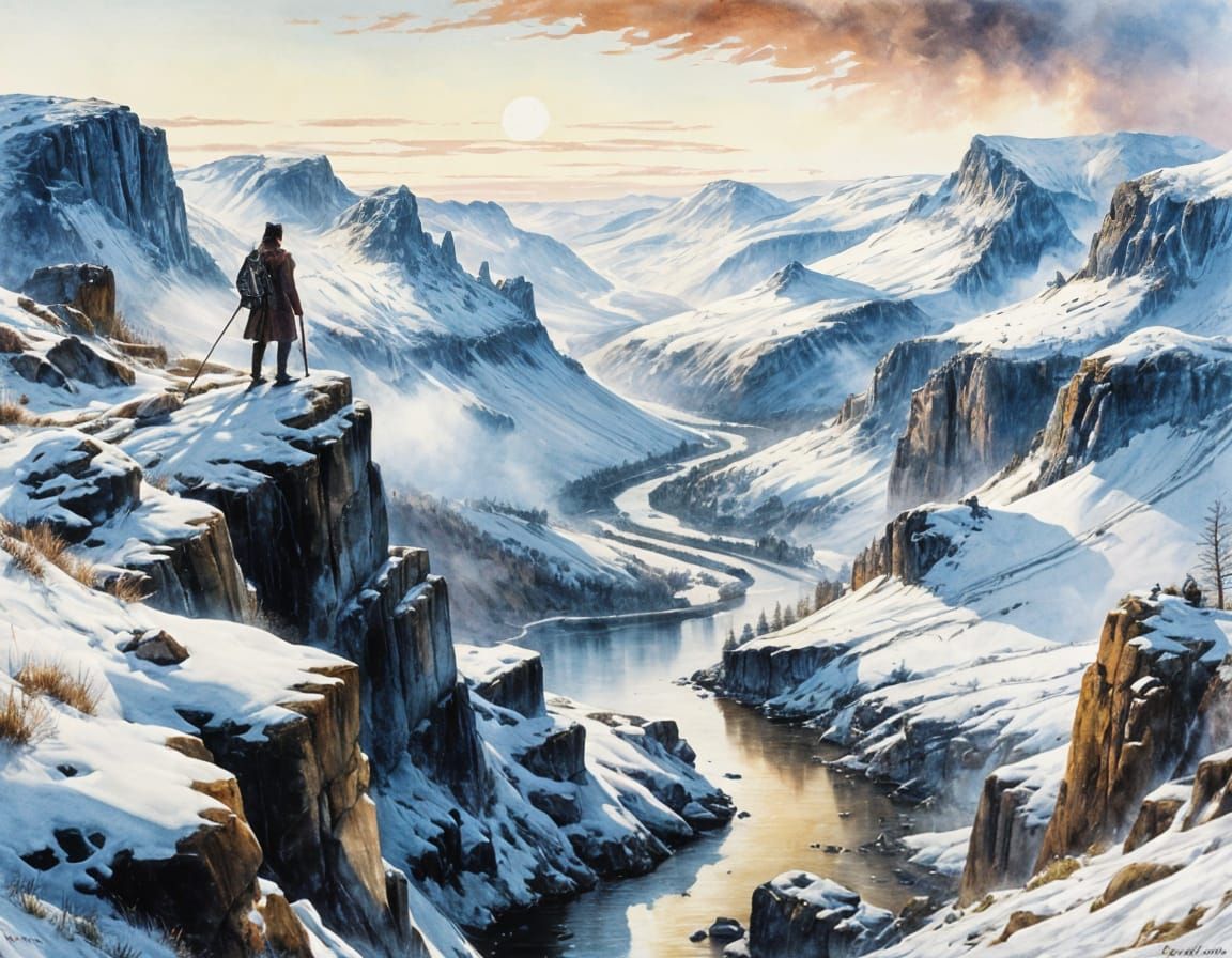 Winter Lookout Point  by @MelanieL