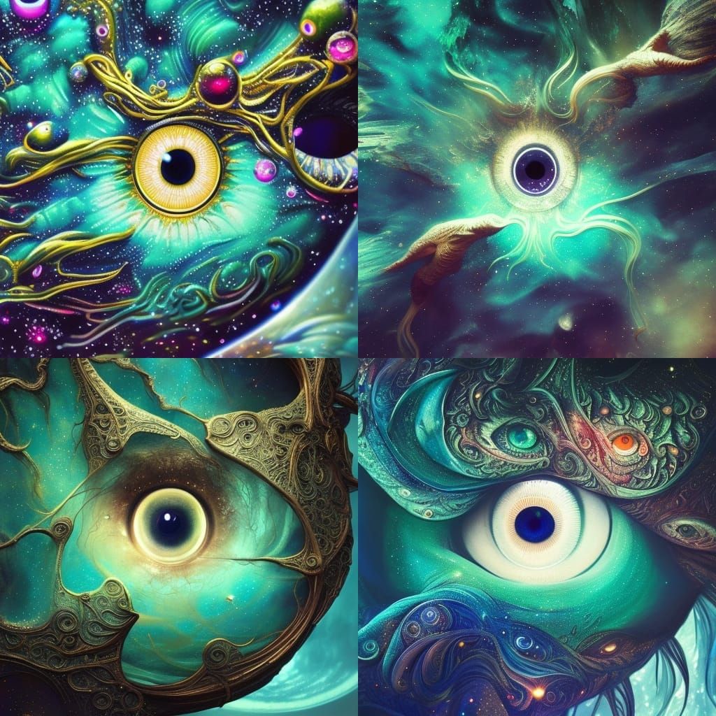 Tried evolving my "Eye V2" creation