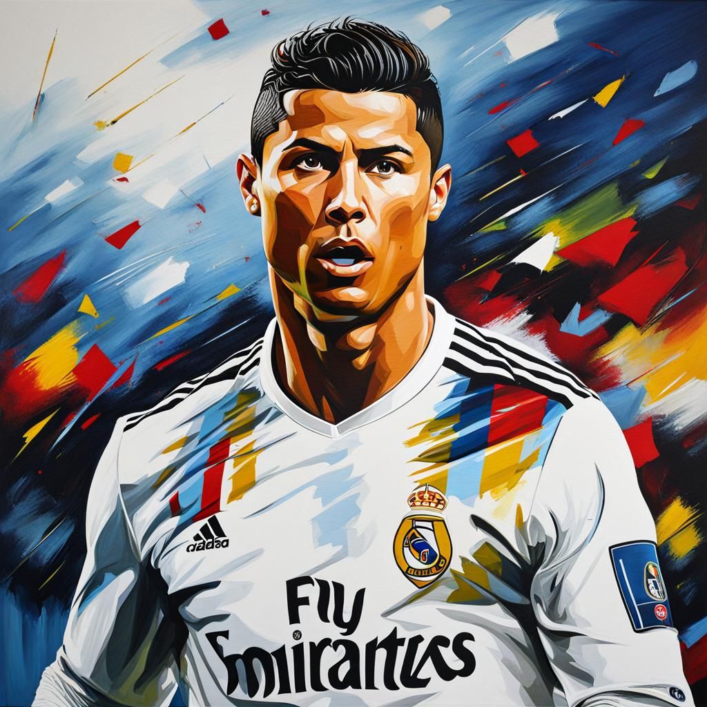 Ronaldo Painting Ai Generated Artwork Nightcafe Creator