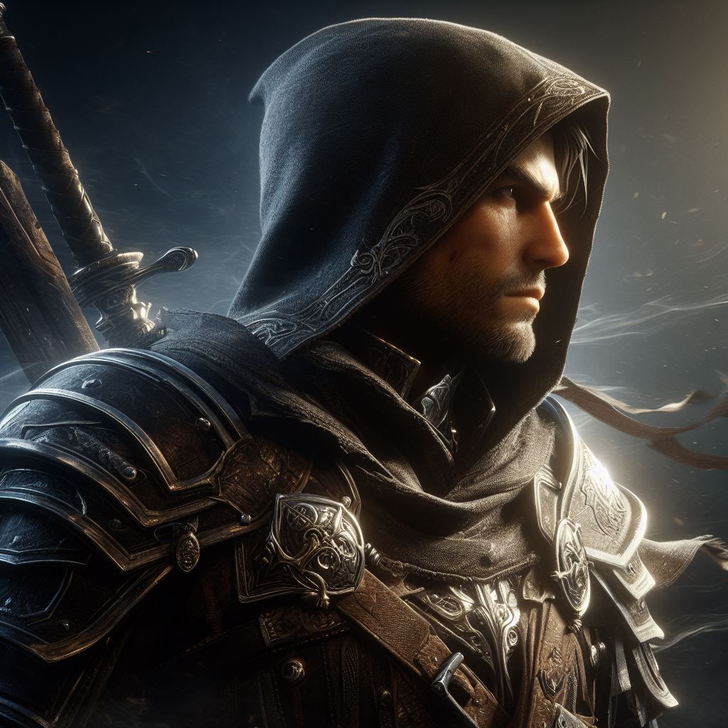 A protagonist warrior