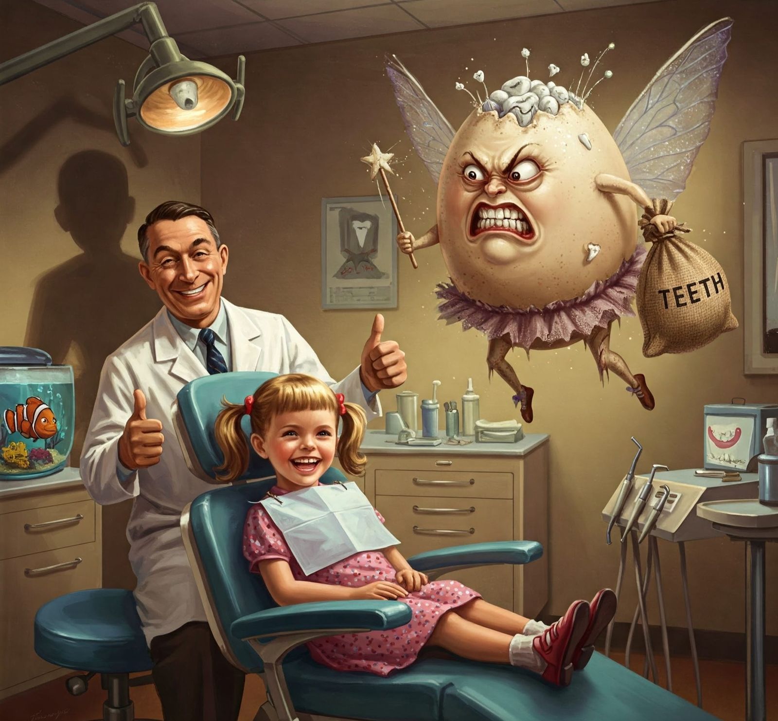 Angry Egg tooth fairy.