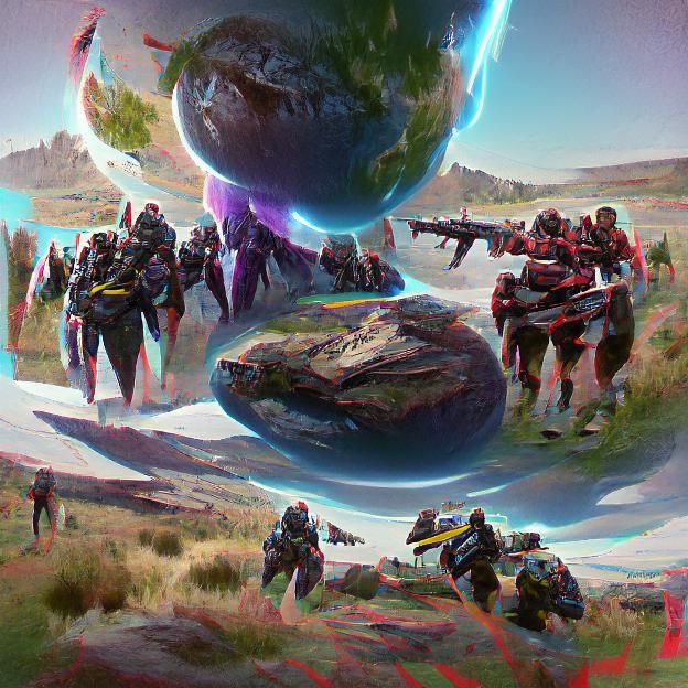 Planetside trending on Artstation