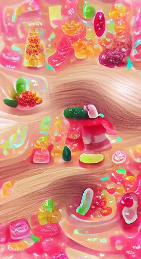 gummy candy wonderland