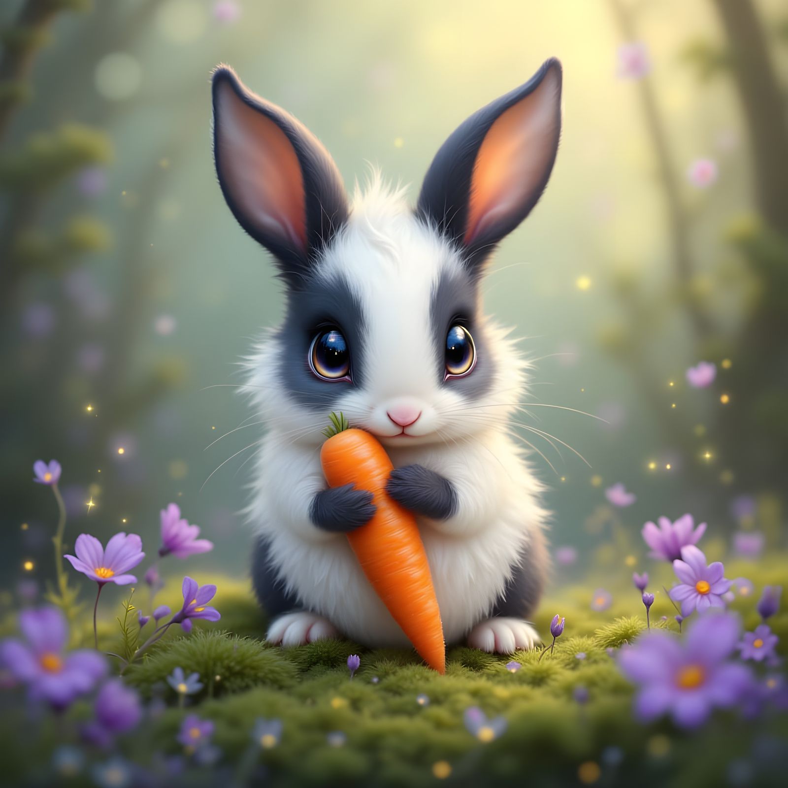 Benny the bunny  by @Tiny Pearl Cat