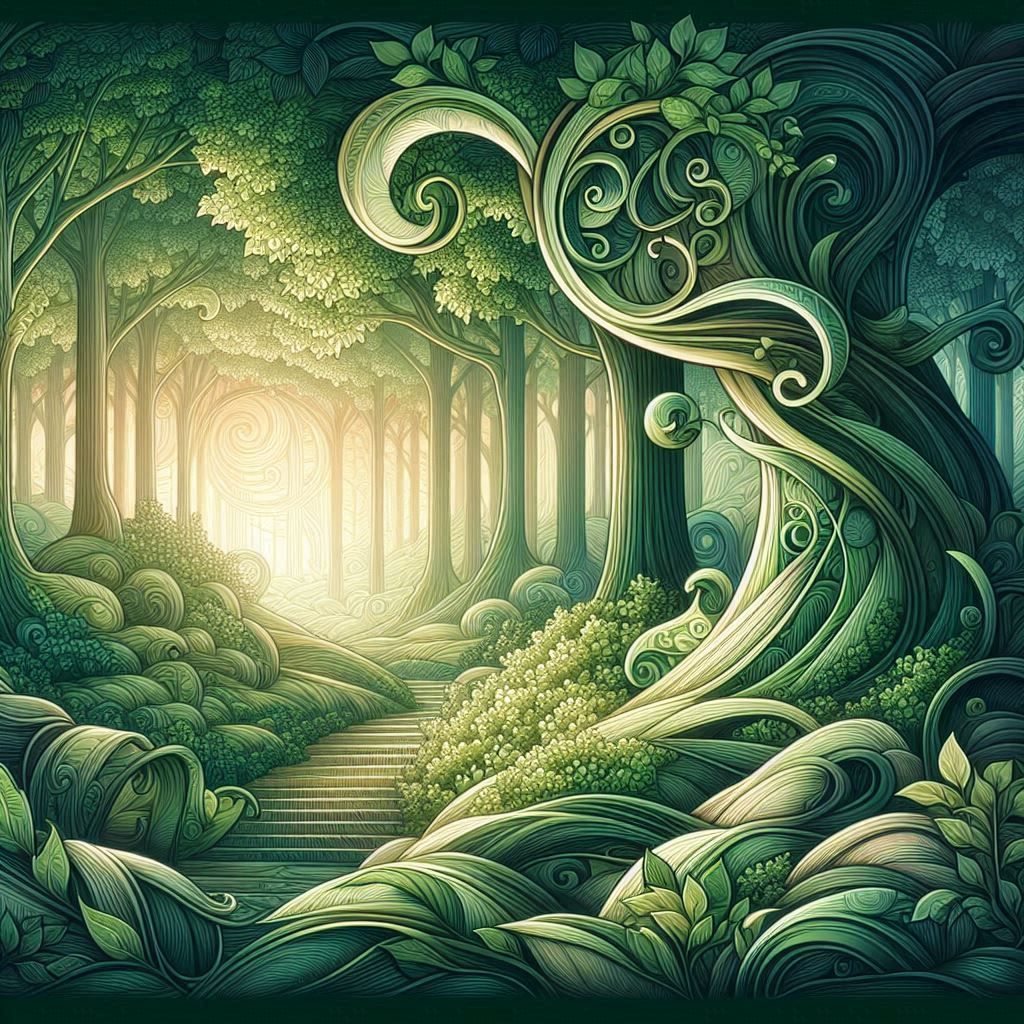 Forest in Green