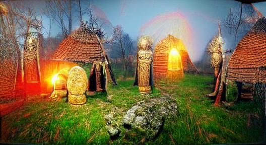Slavic pagans and the god Perun