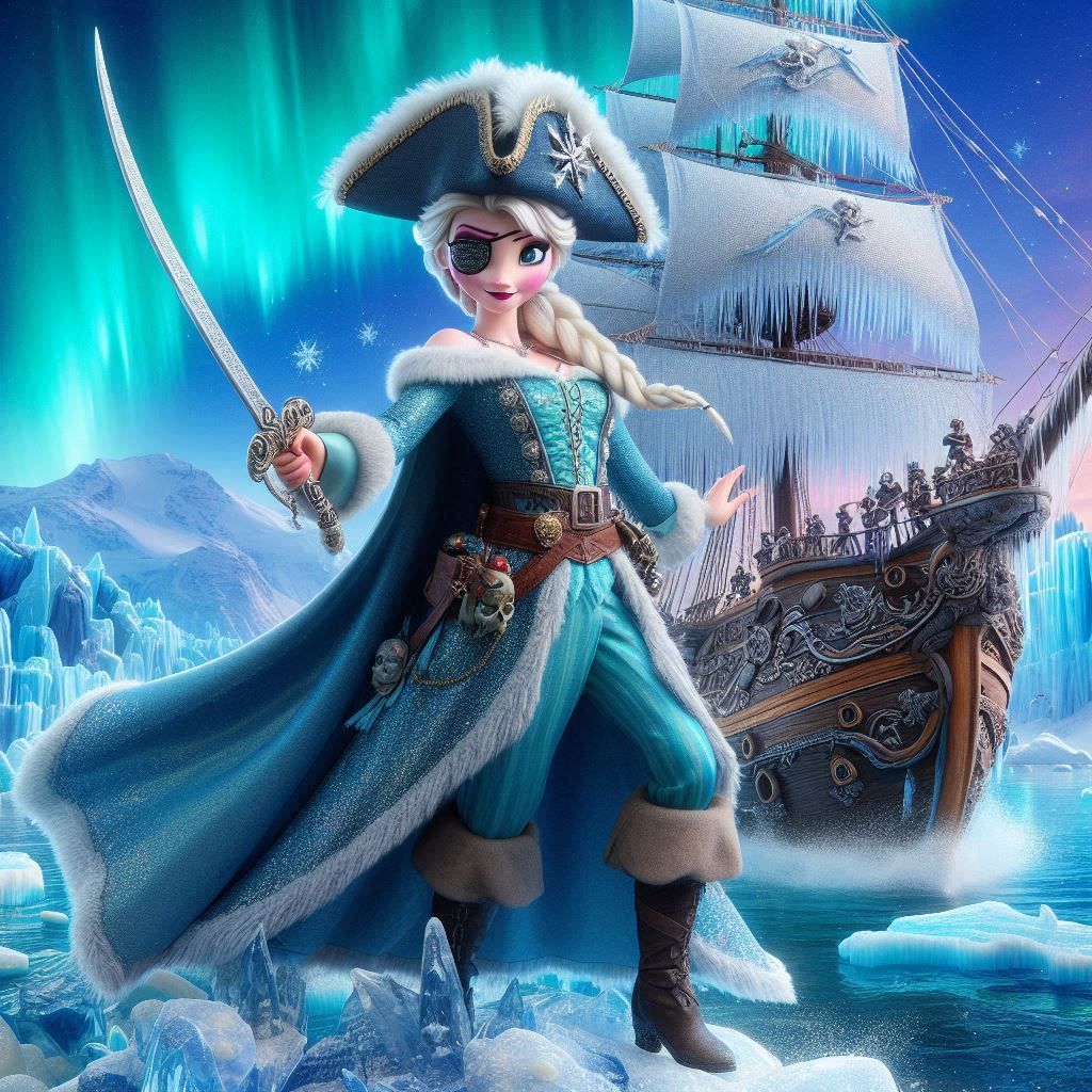 Elsa The The Frozen Swashbuckling Pirate Queen