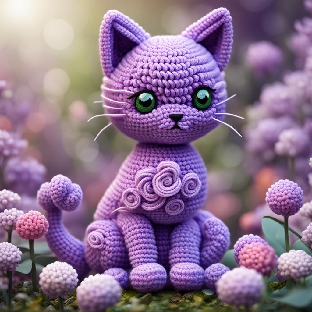 Amigurumi cat - AI Generated Artwork - NightCafe Creator