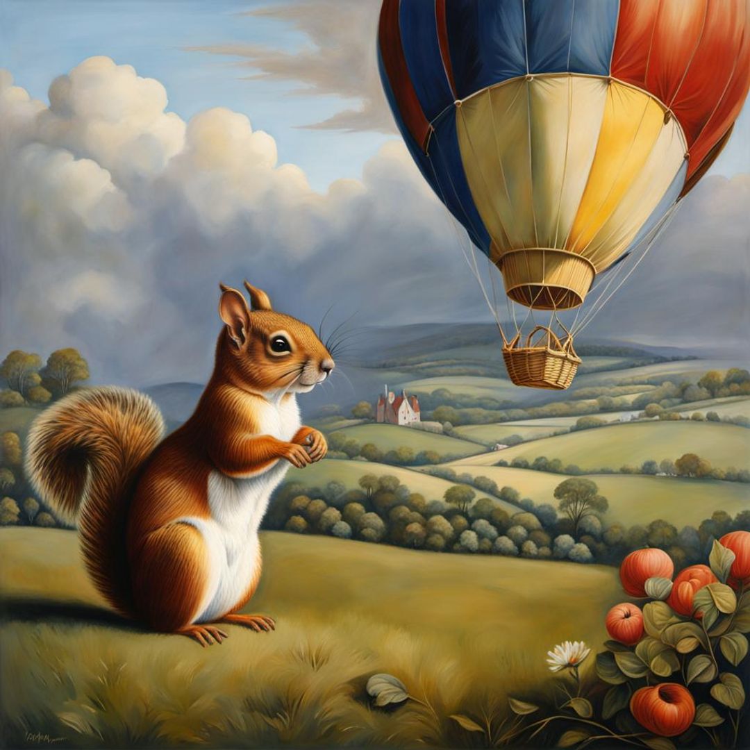 DDD's Random Choices Repeat Challenge - squirrel: hot air balloon ...