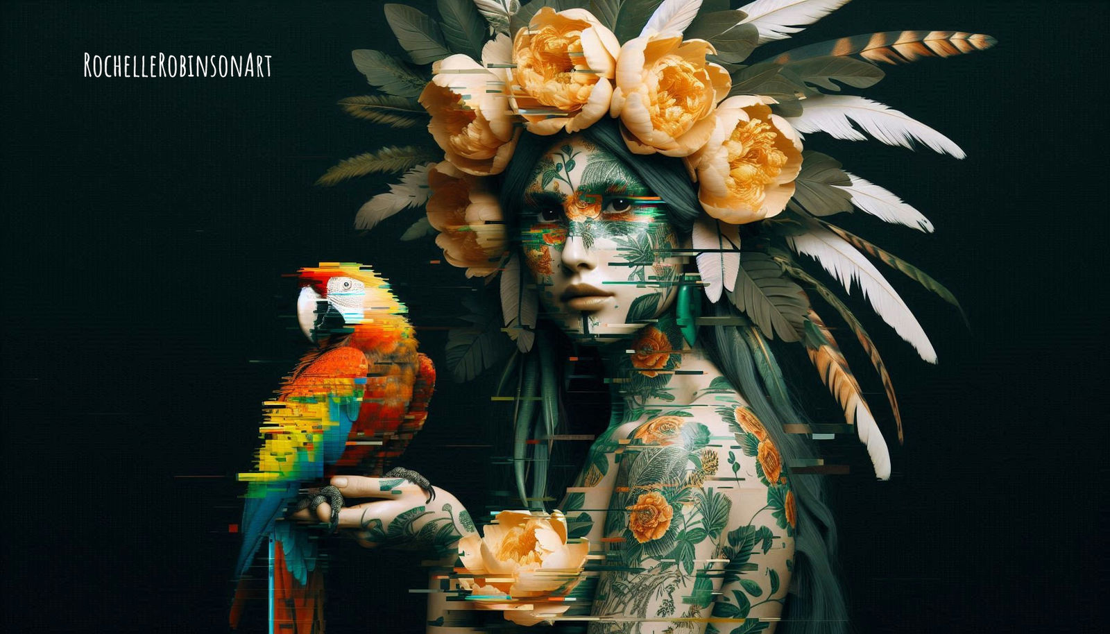 Indigenous - Glitch Art