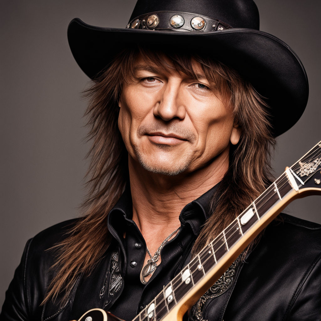 Portrait of Rockstar Richie Sambora (Bon Jovi)