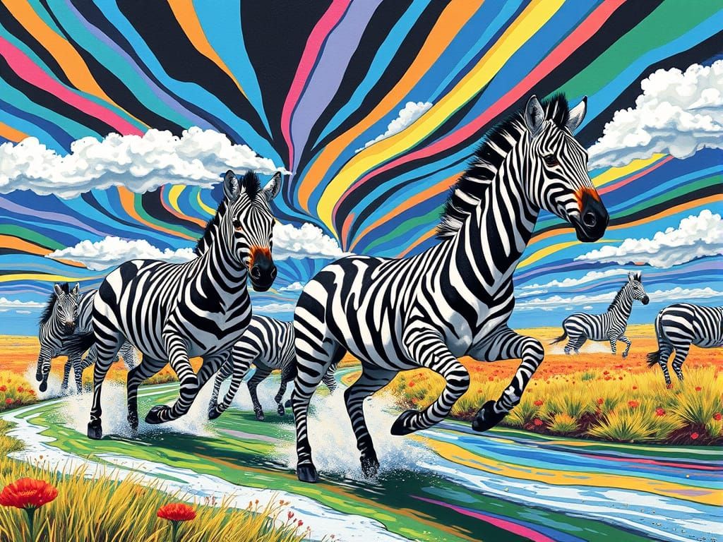 Striped world  by @Kaydenpat