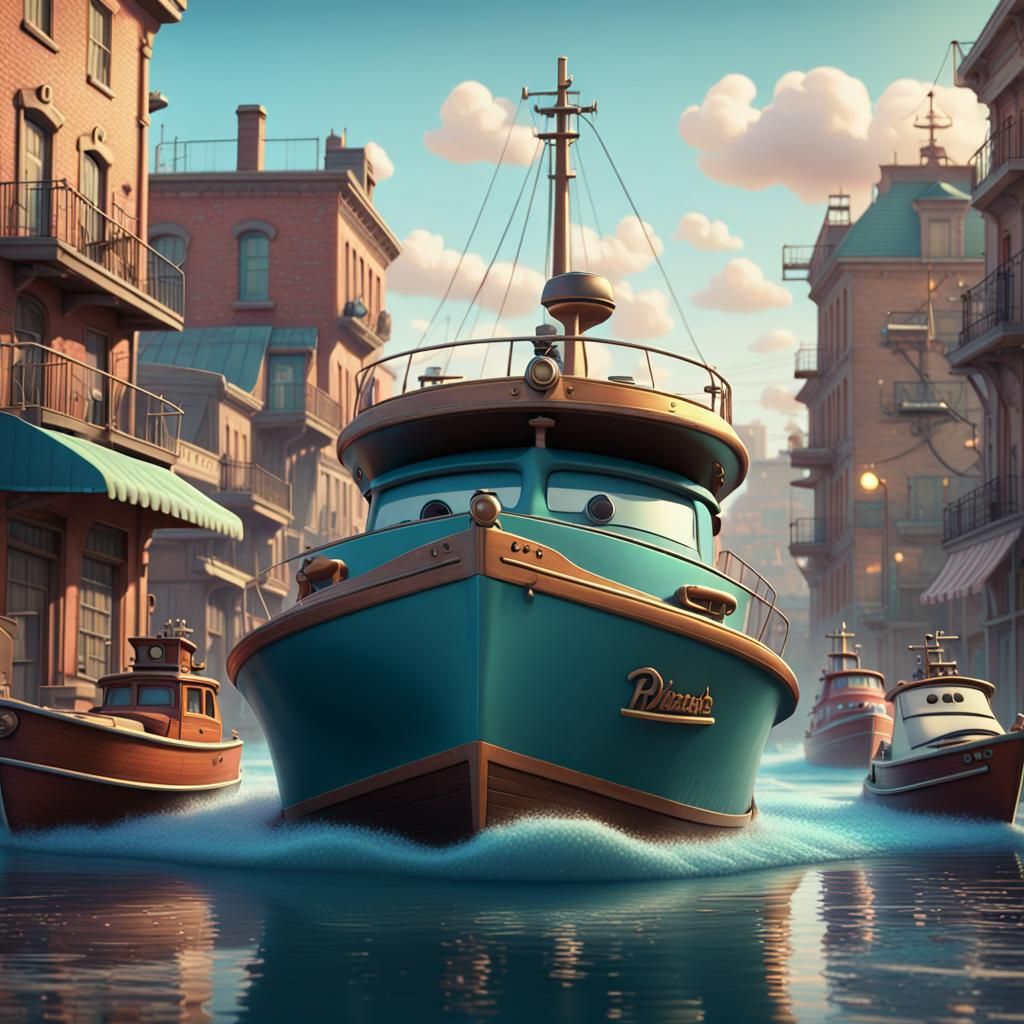 Gangster boats AI Generated Artwork NightCafe Creator