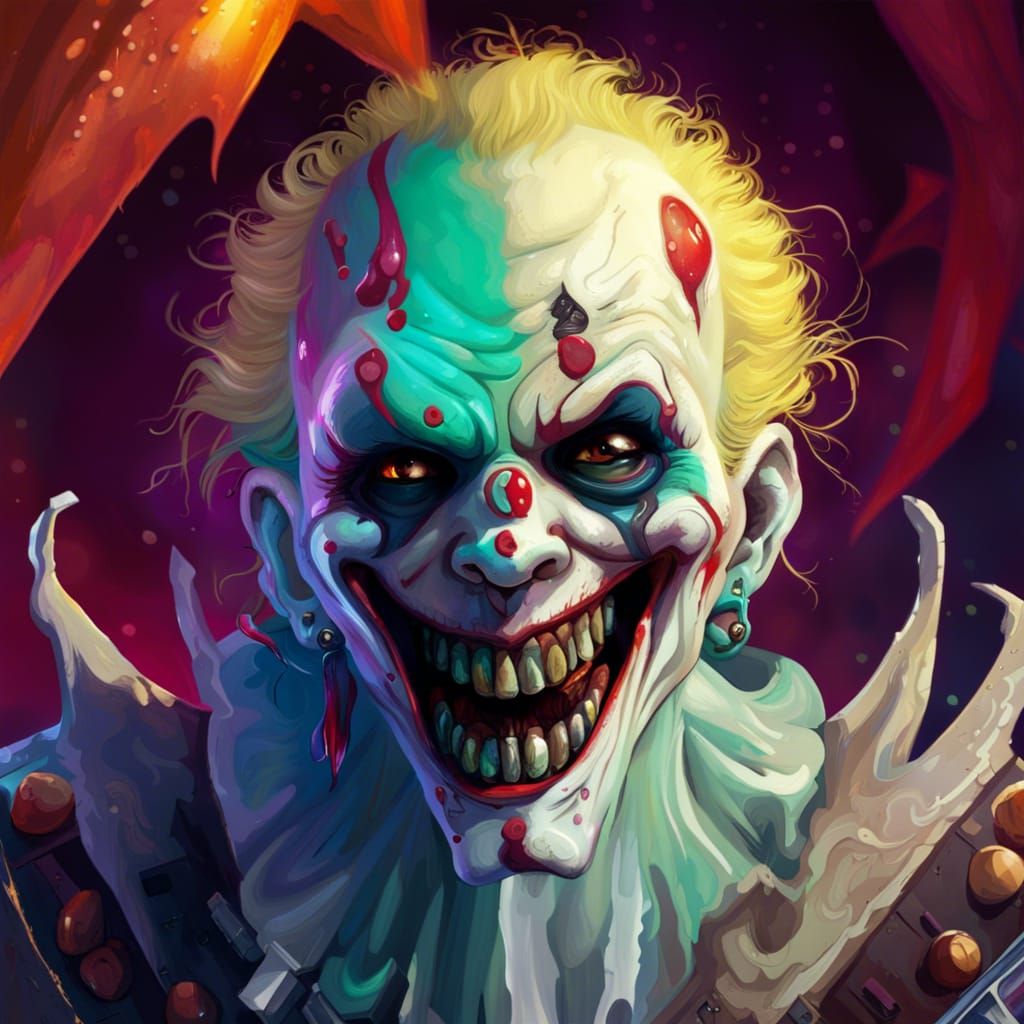 Dungeons and Dragons, Space Clown, lich, scary, art the clow...
