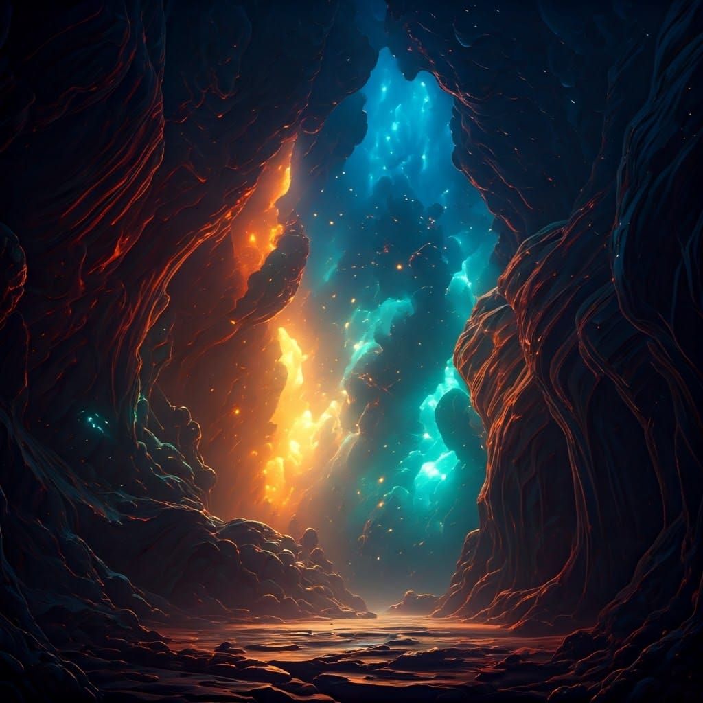 Cosmic Dreamscape: Ethereal Mystic Scene in 8k