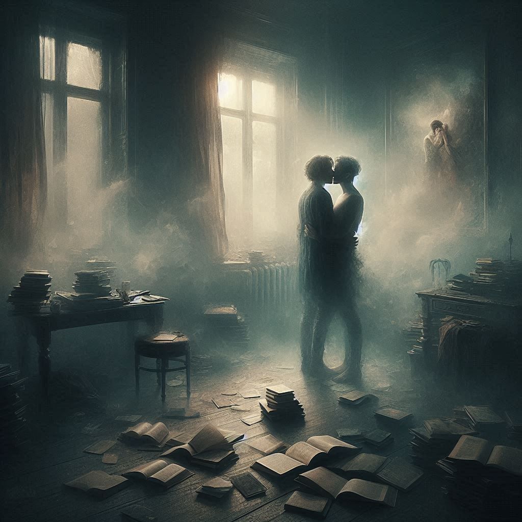 Bet you rue the day you kissed a writer in the dark