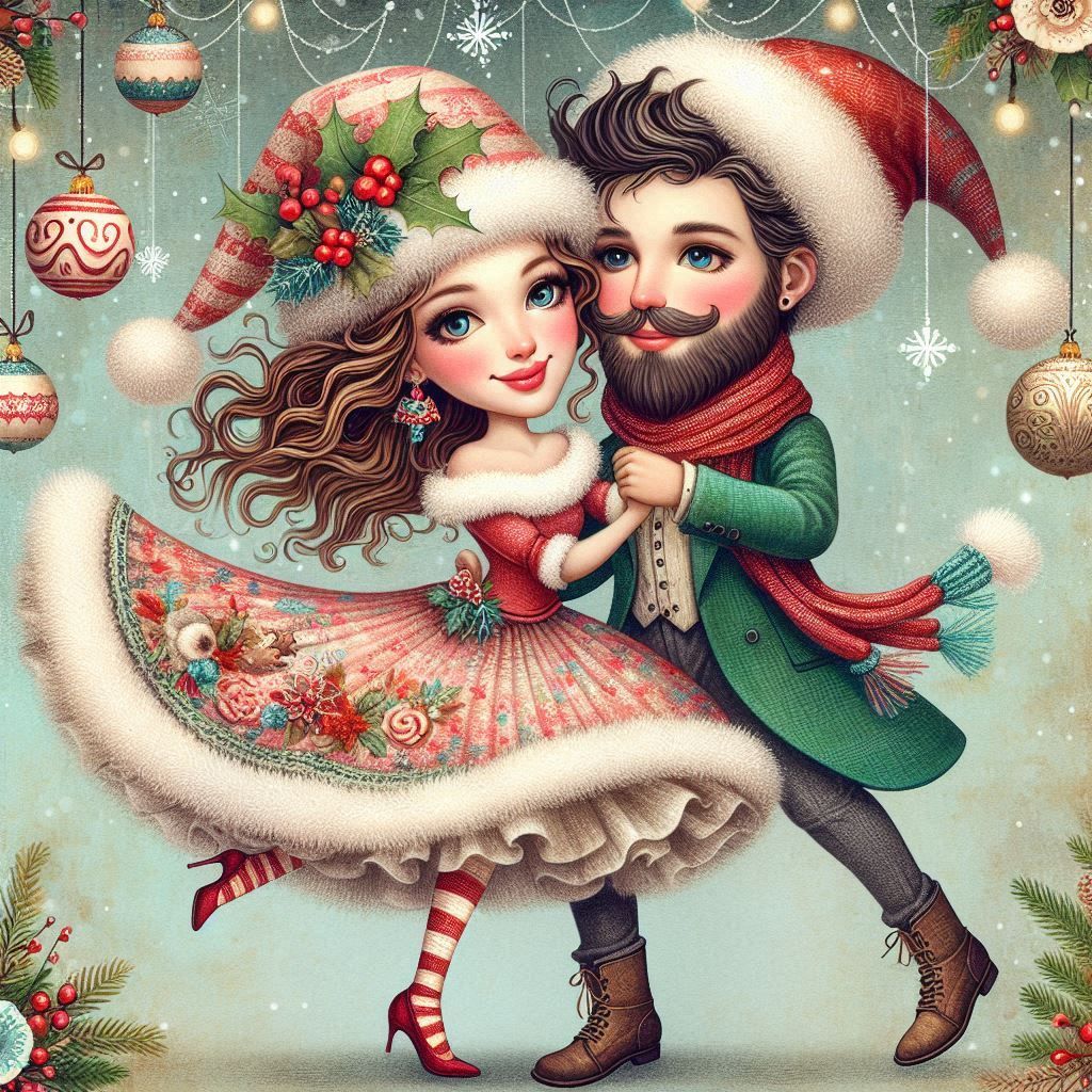 Christmas couple