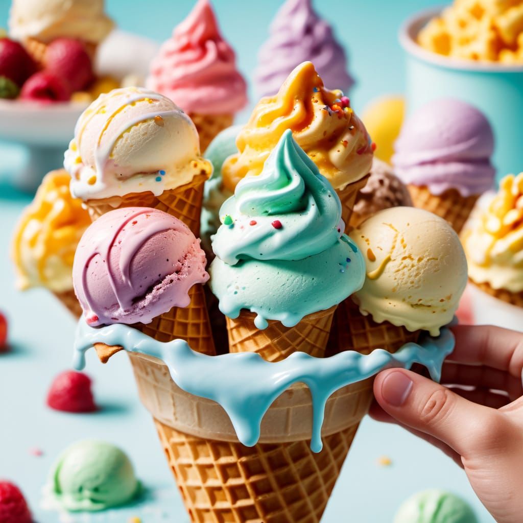 Ice Cream Choices!  by @Crafter5280