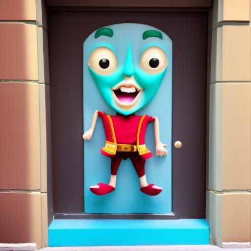 Character from an animated show: Door stopper