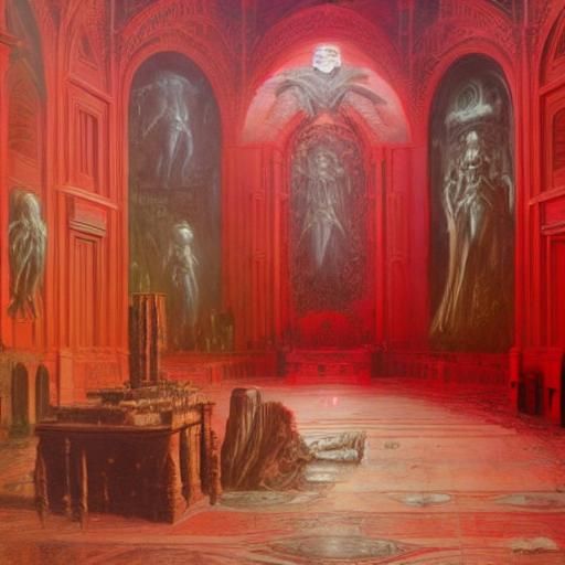 H. R. Giger horror Gustave Doré Greg Rutkowski
