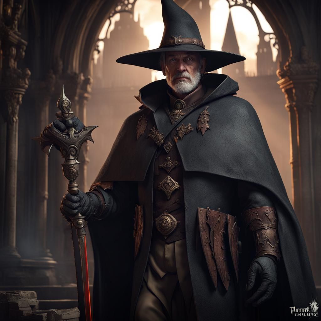 A retired adventurer who lives in a castle. He wears the Clo...
