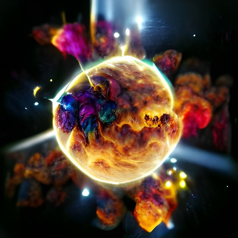 gas planet about to explode