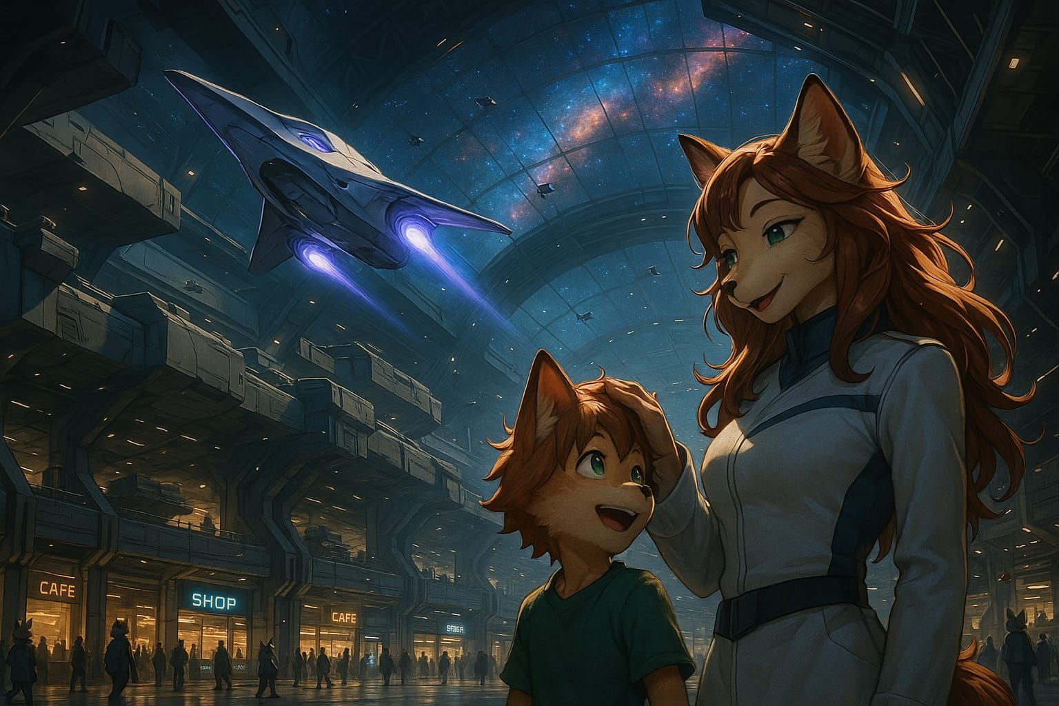 First Time Visiting the Spaceport