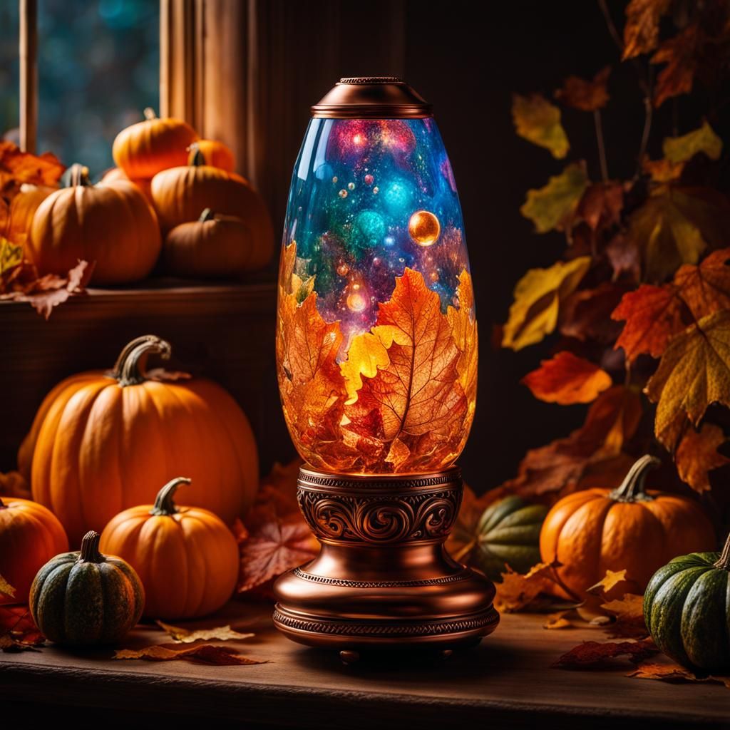 Autumn Lava Lamp  by @Danio