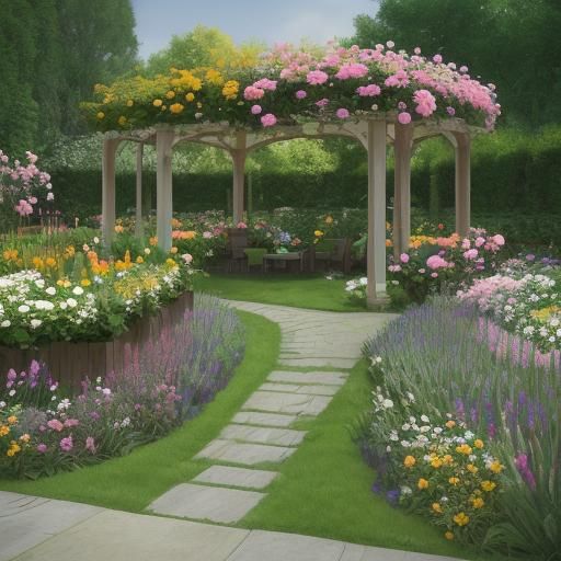 Elegantism blooming garden