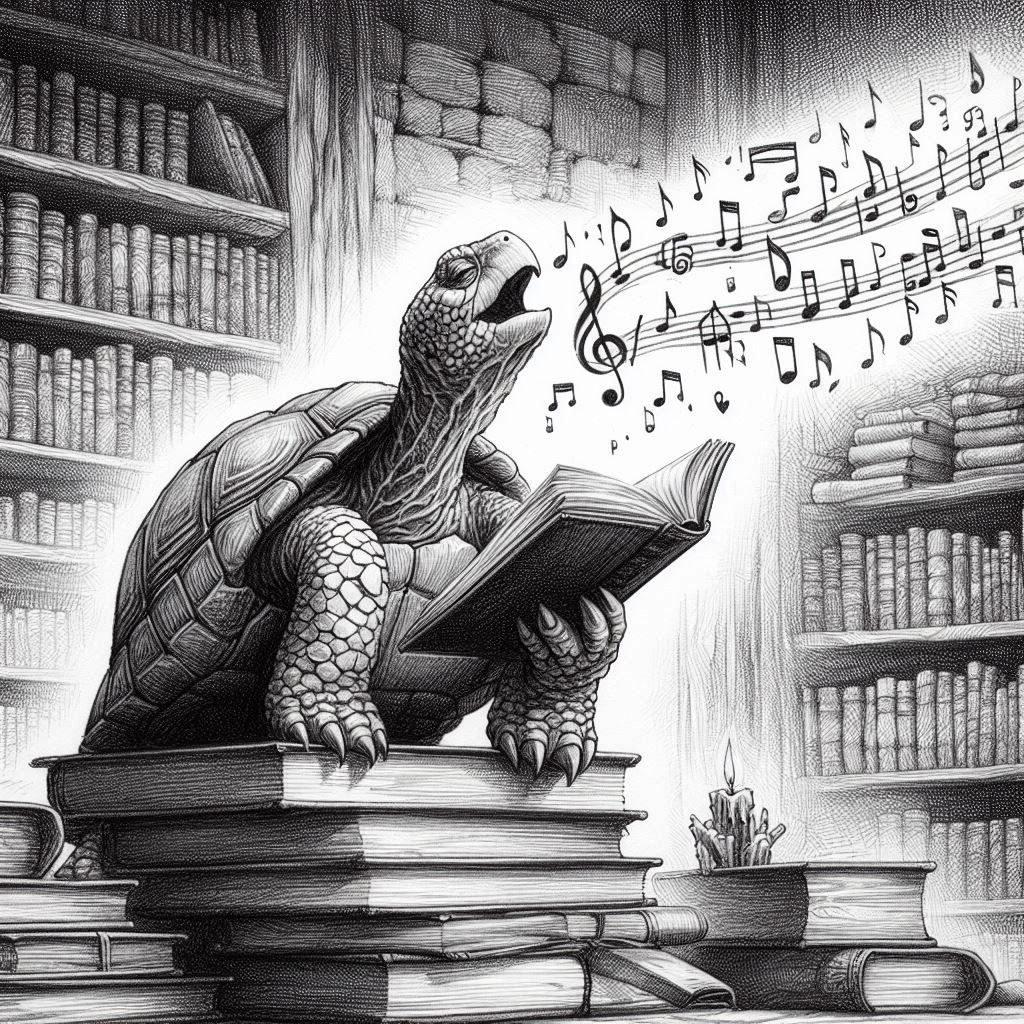 Singing turtle
