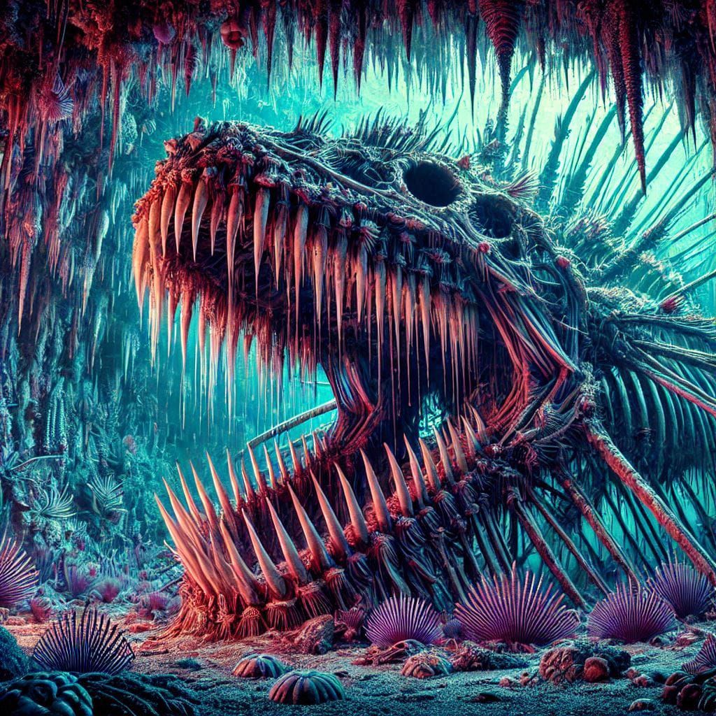 Sunken monster eek skeleton