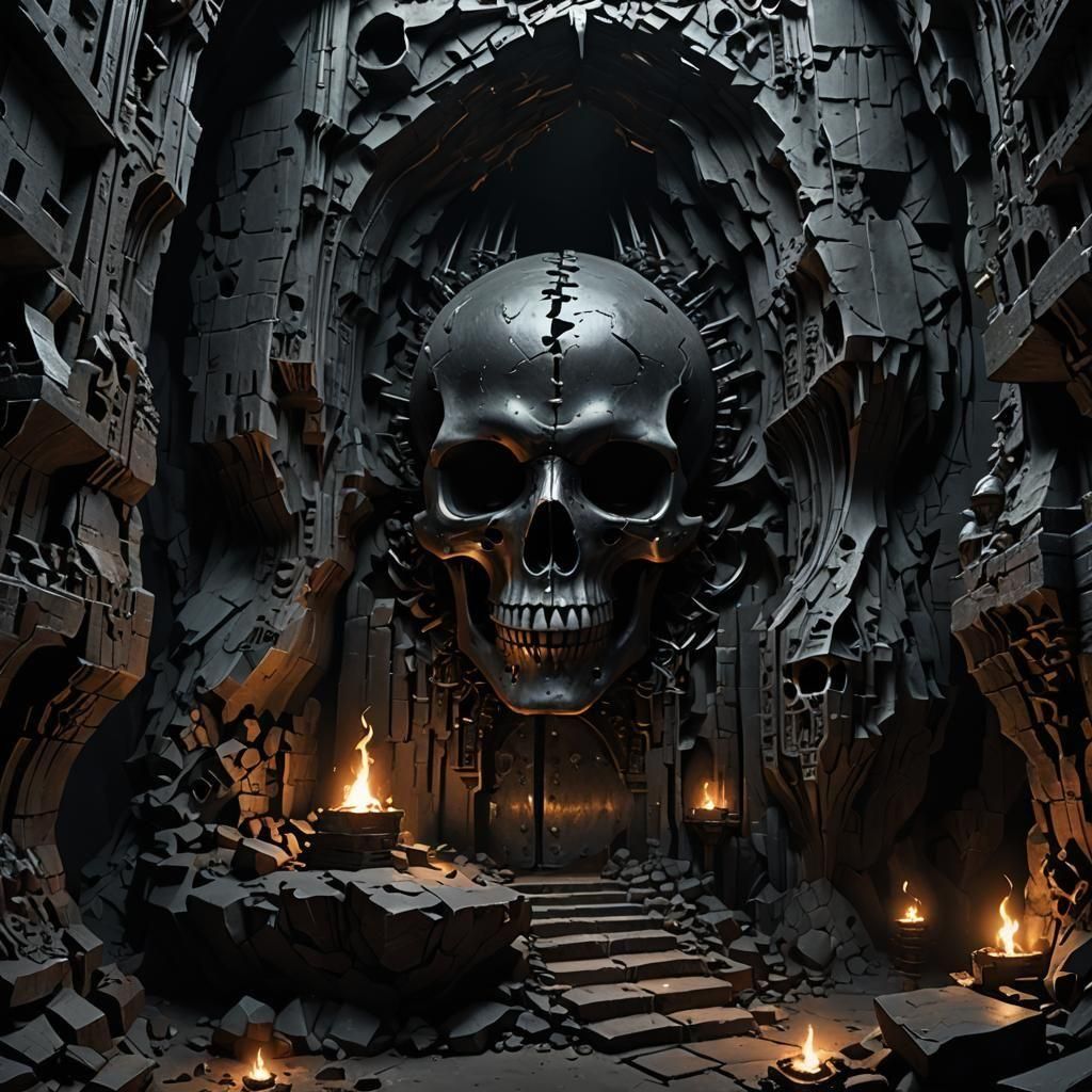 The Gate to Sheol  by @Adam Jones