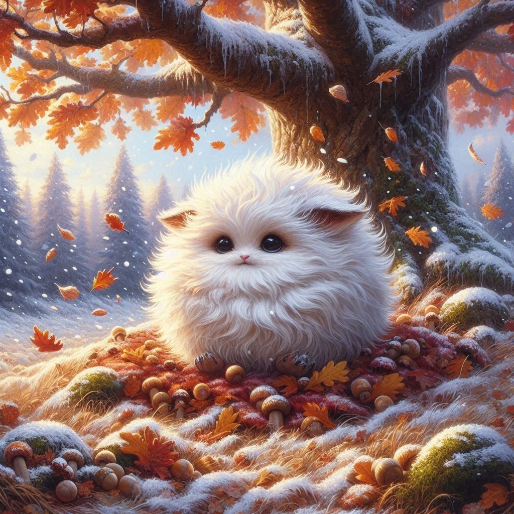 fluff in autumn