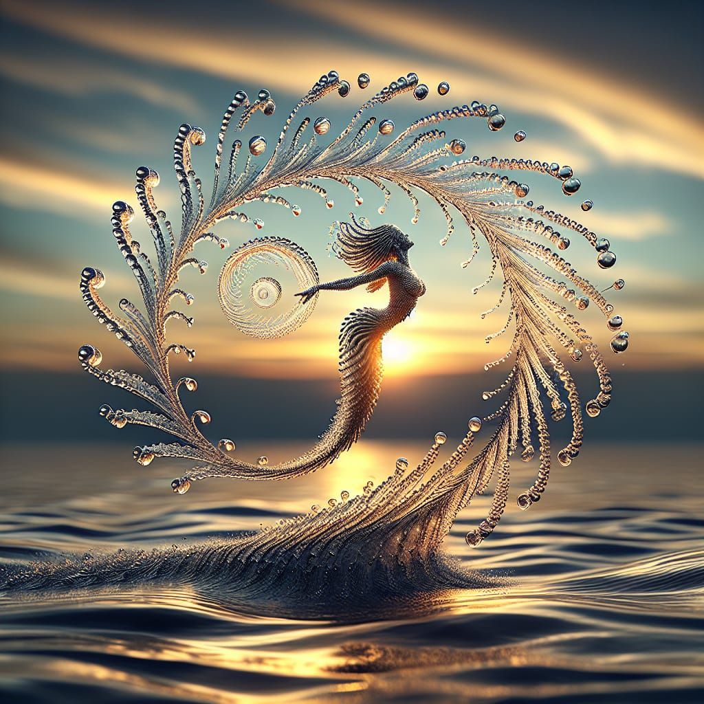 When evening comes, she springs from the sea  by @Francis H