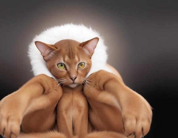 Abyssinian: These cats are known for their athletic build, t...