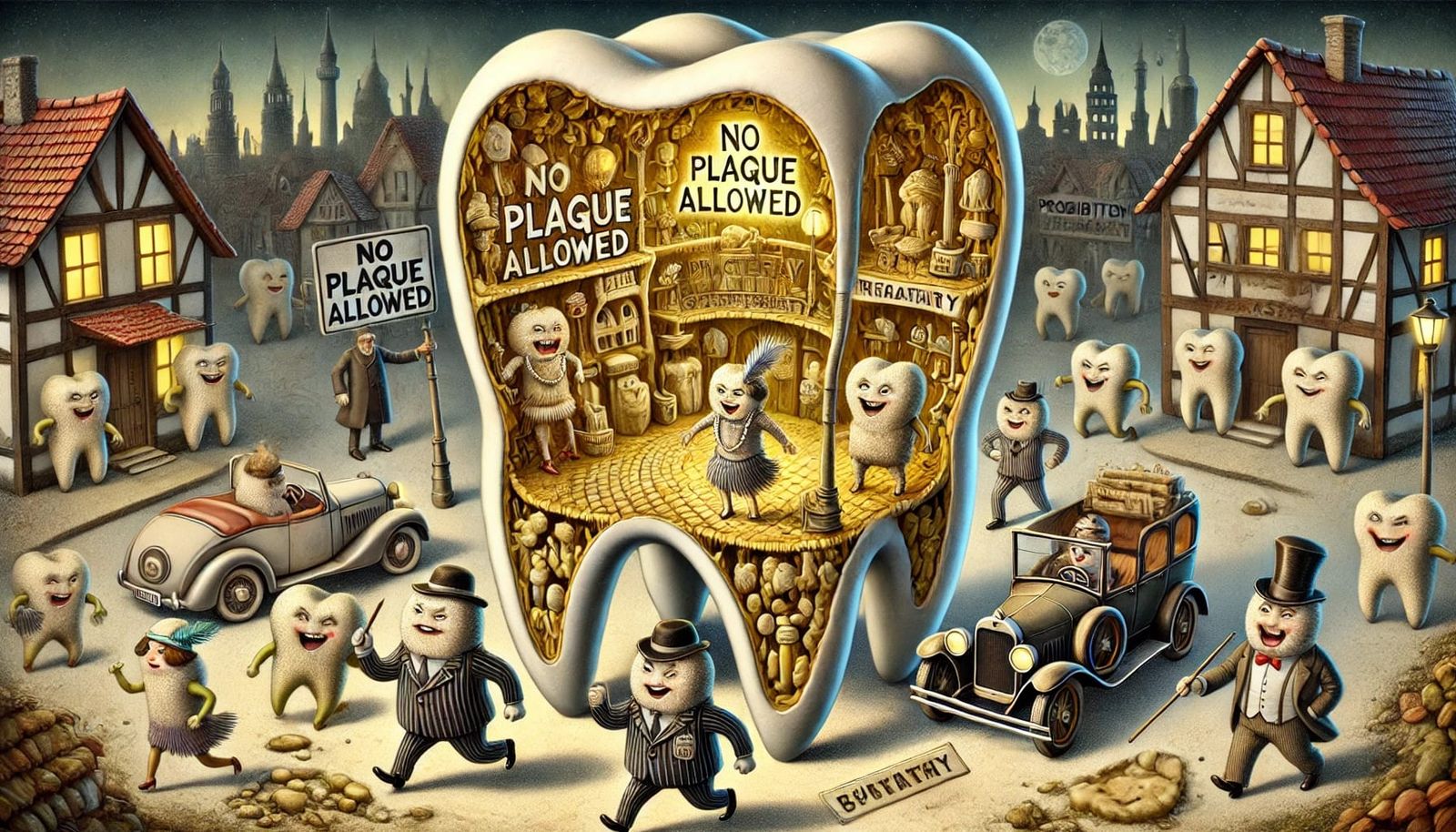 Miniatural tooth drama #2