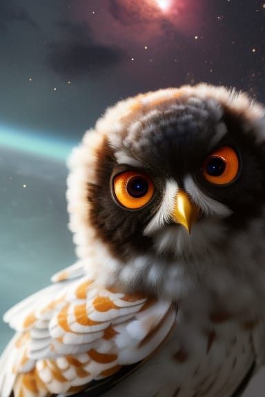 Kawaii Baby Owl - AI Generated Artwork - NightCafe Creator