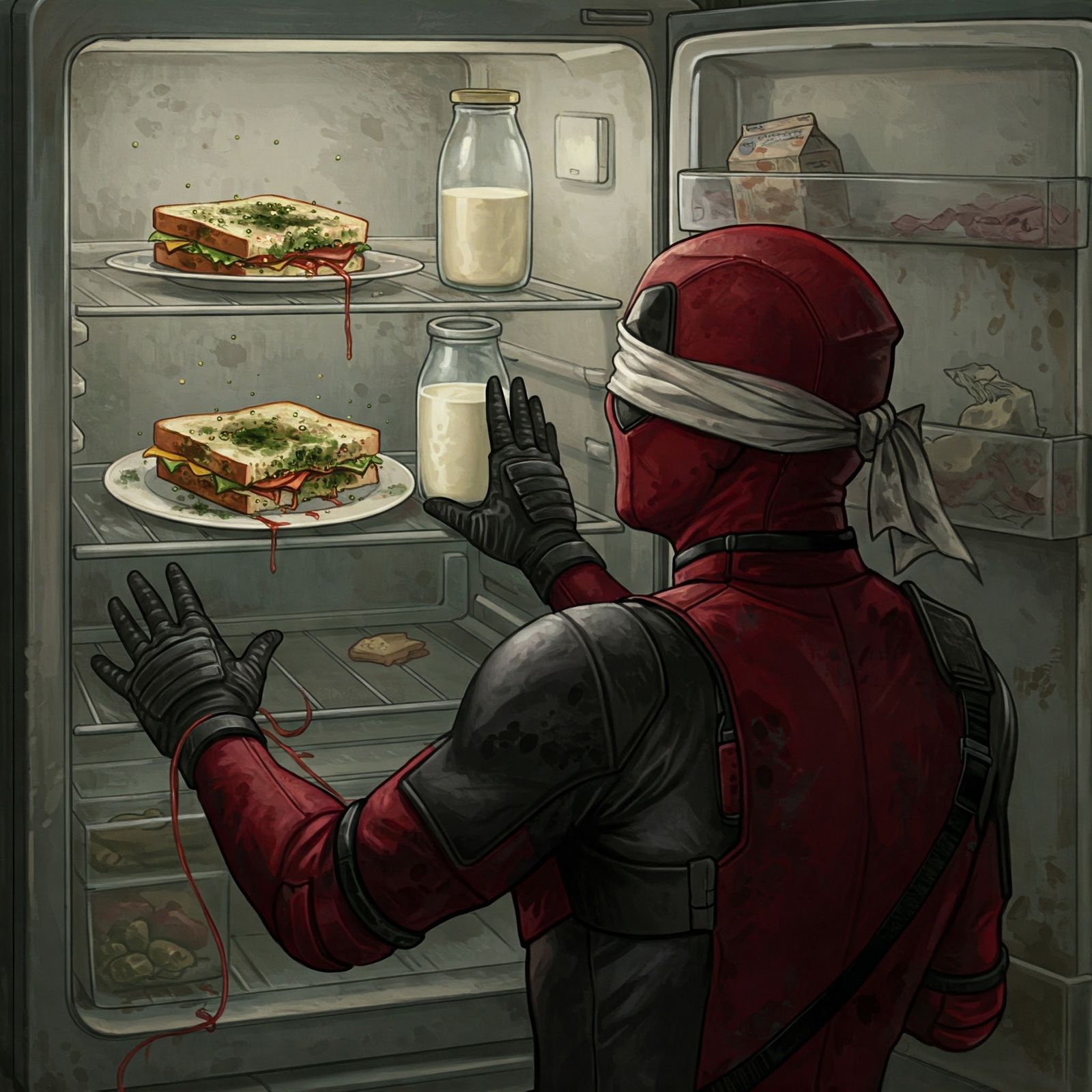 "Eyesight restored...Clarity?  still up to you hotshot  Because new eyes don't come with better choices."