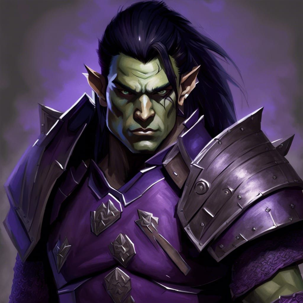 Half Orc Warrior AI Generated Artwork NightCafe Creator   Ducon90AGqjqap6wkVg0  1  Lwc84 