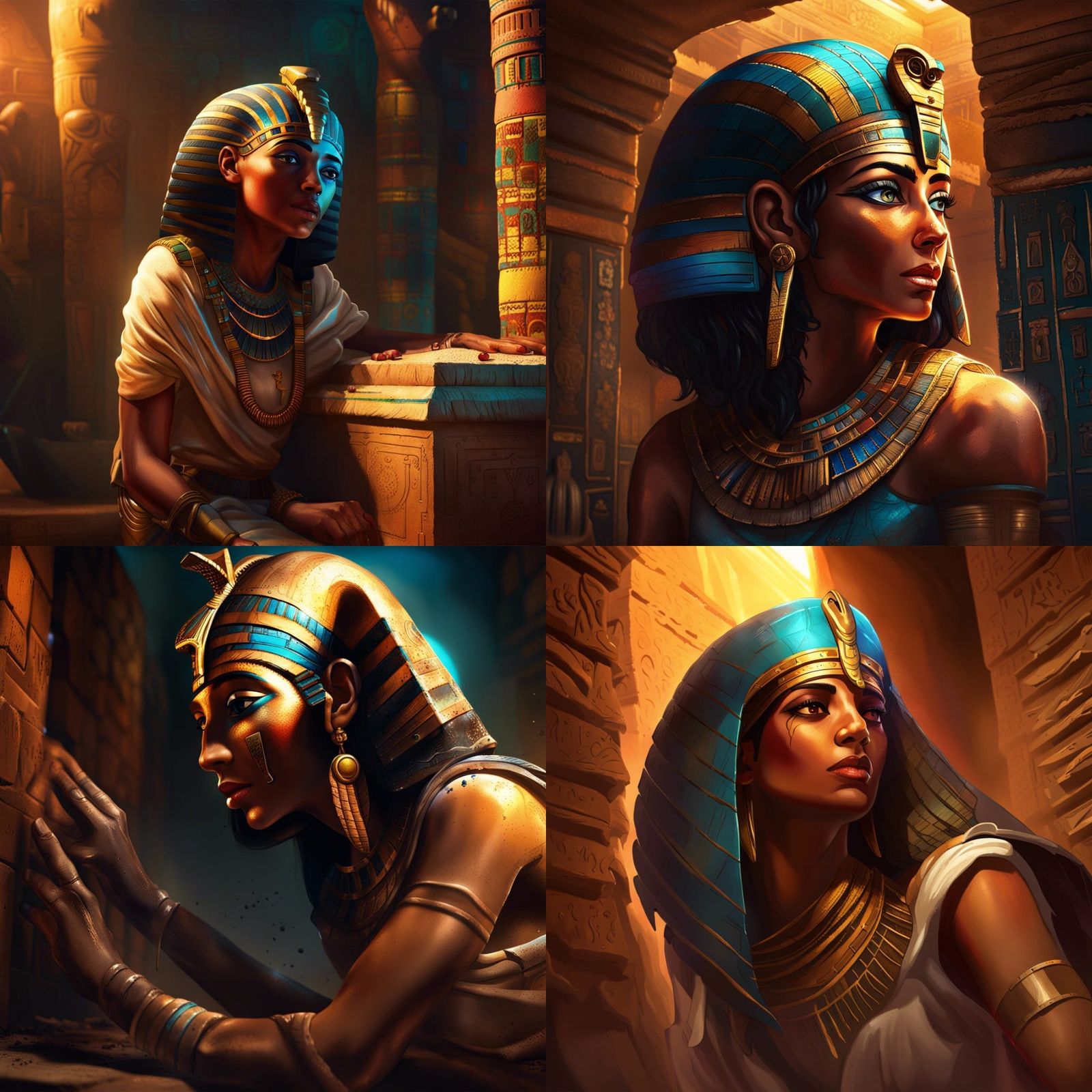 unearthing an Egyptian tomb