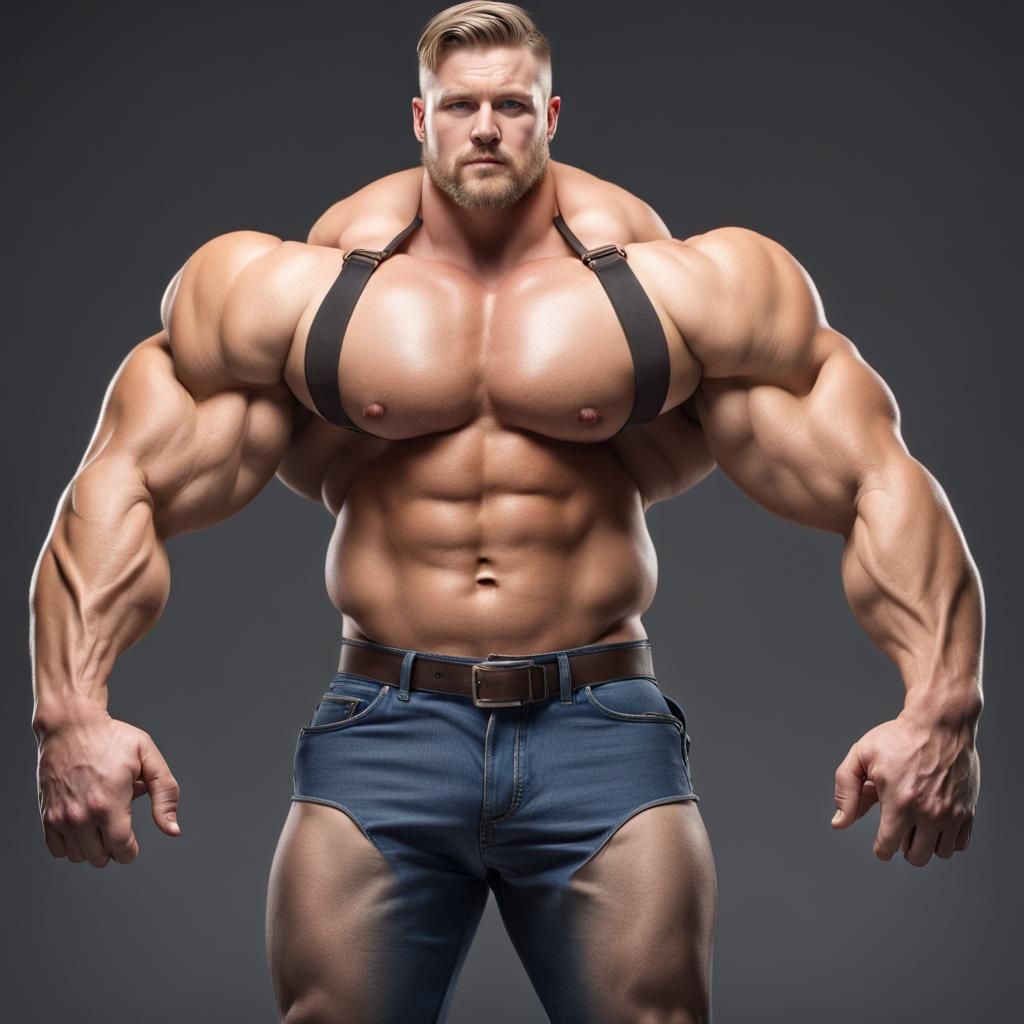 hulk-sized bodybuilder - AI Generated Artwork - NightCafe Creator