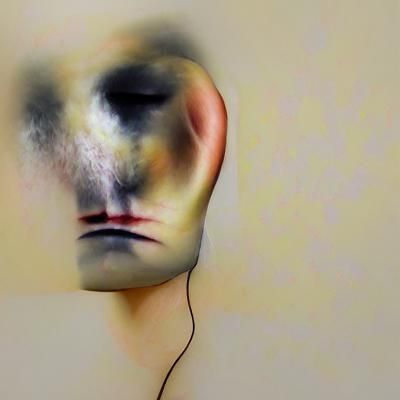 disembodied voices, faces peer into nothingness