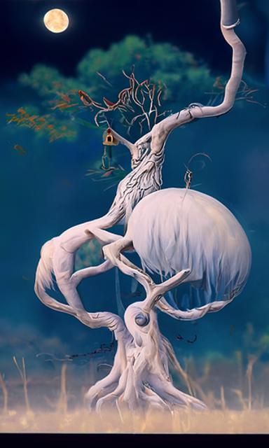 Sacred Ghost Tree