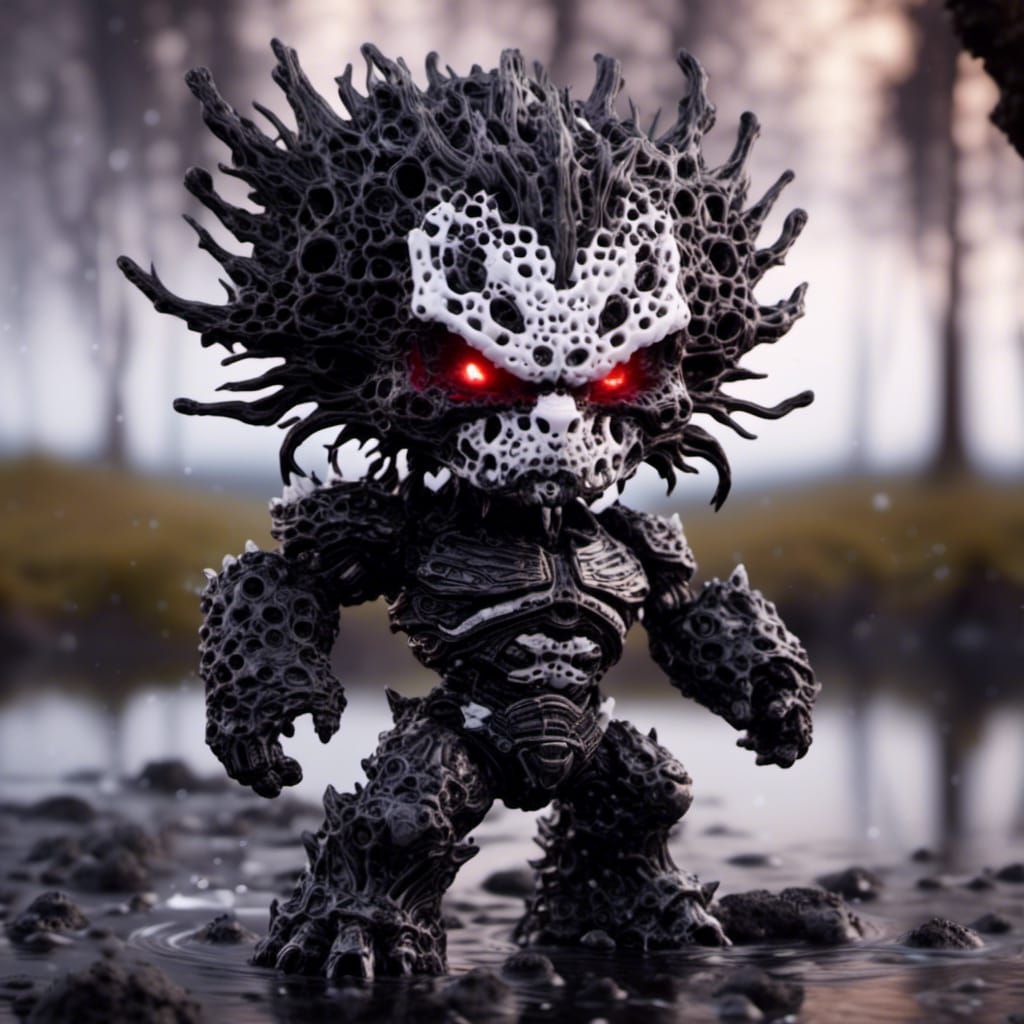 a chibi yautja predator - AI Generated Artwork - NightCafe Creator