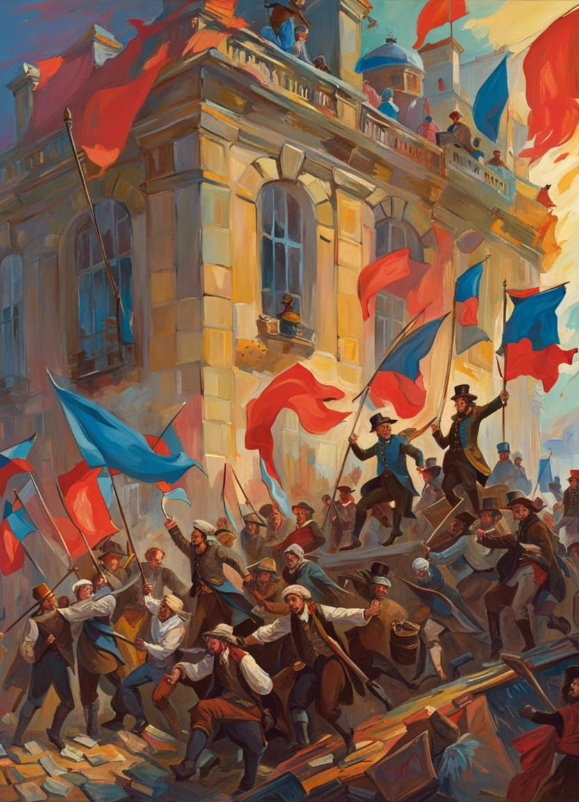 Revolution #3 París 1848 - AI Generated Artwork - NightCafe Creator