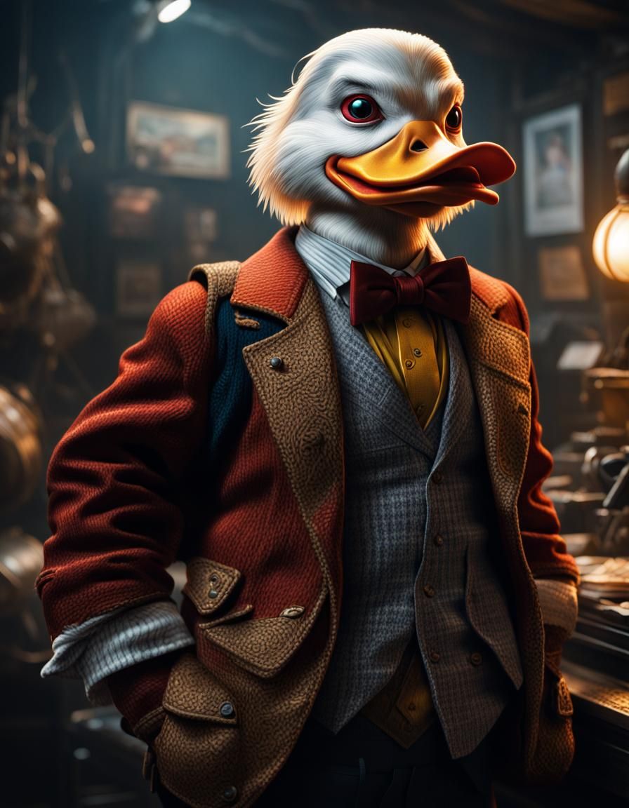 Howard the duck - AI Generated Artwork - NightCafe Creator